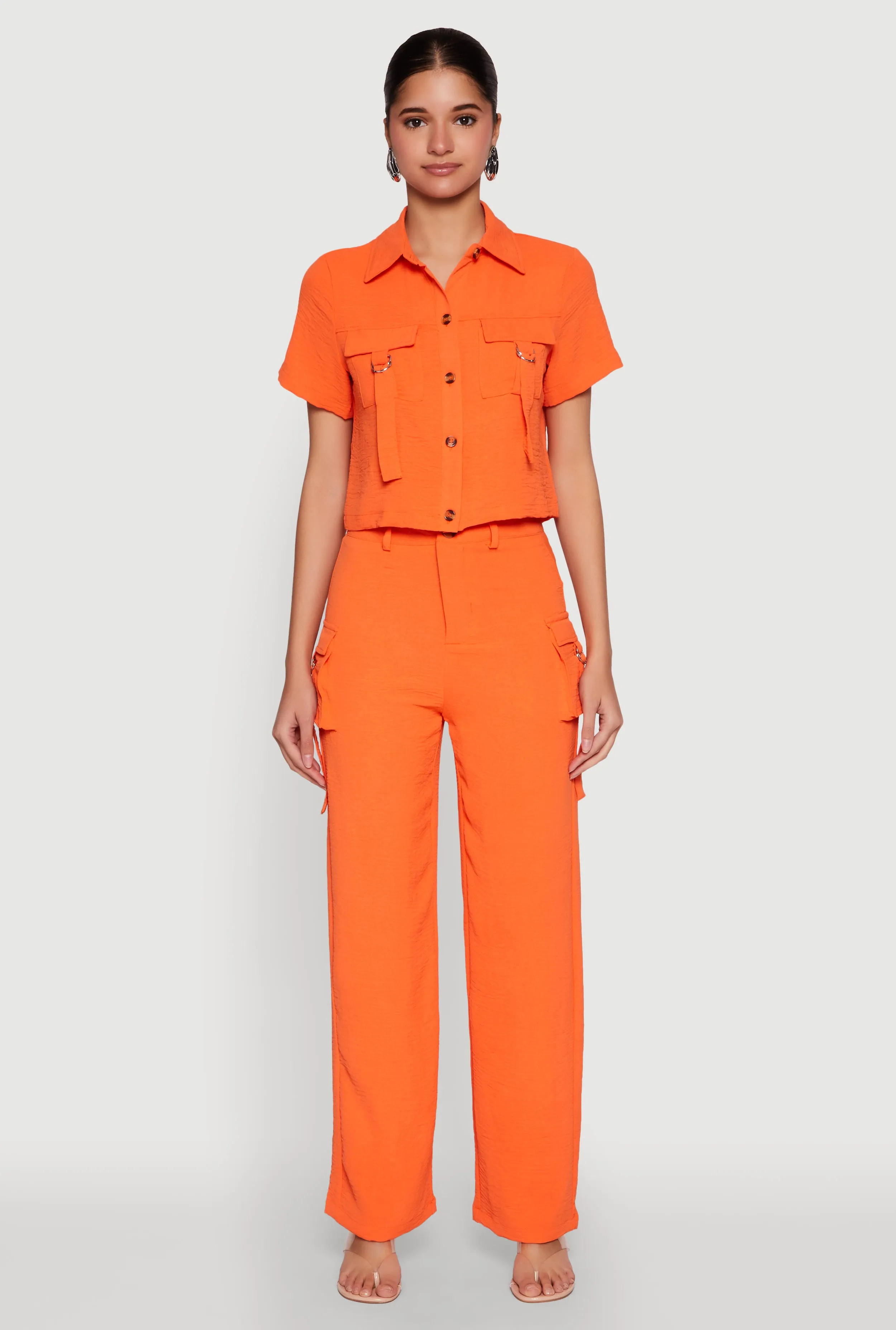 Airy D Ring Closure Crop Top sold by Rainbow product image thumbnail 3