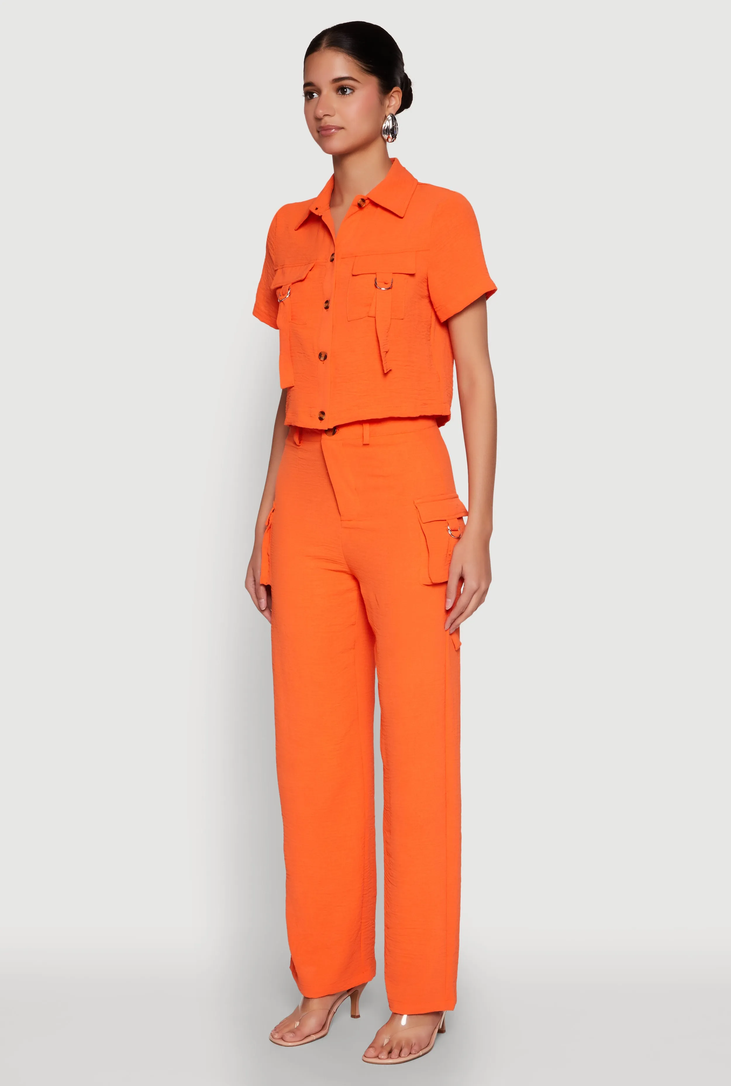 Airy D Ring Closure Crop Top sold by Rainbow product image thumbnail 5