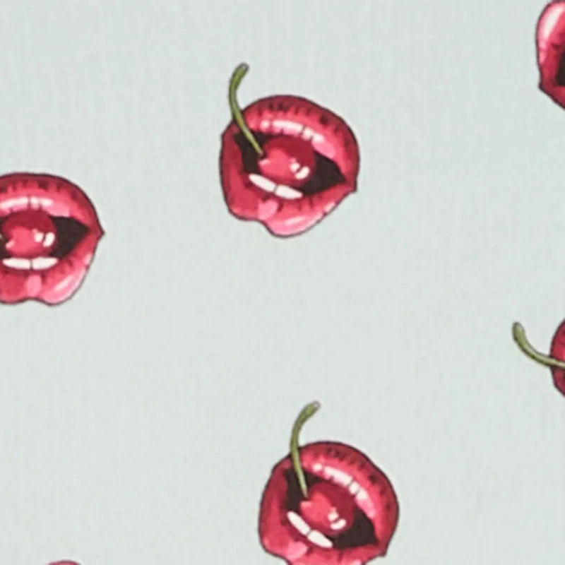 Plus Size Cherry Lip Print Pajama Cami and Shorts sold by Rainbow product image thumbnail 3