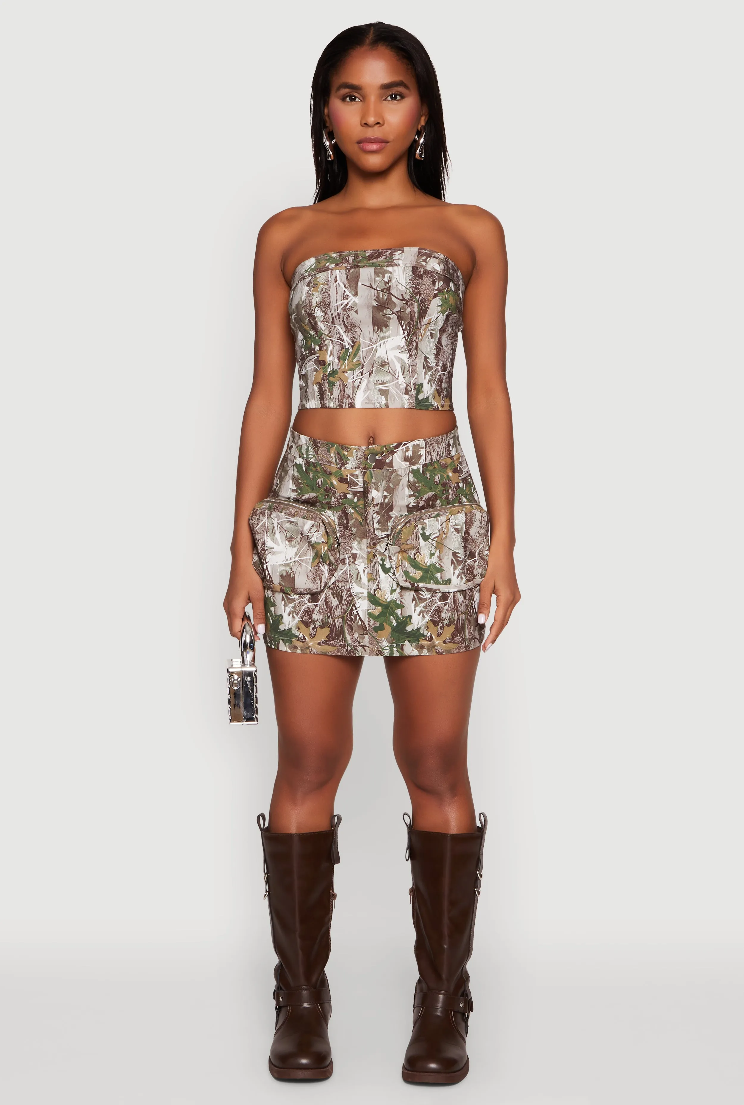 Hunter Camo Corset Tube Top sold by Rainbow product image thumbnail 3