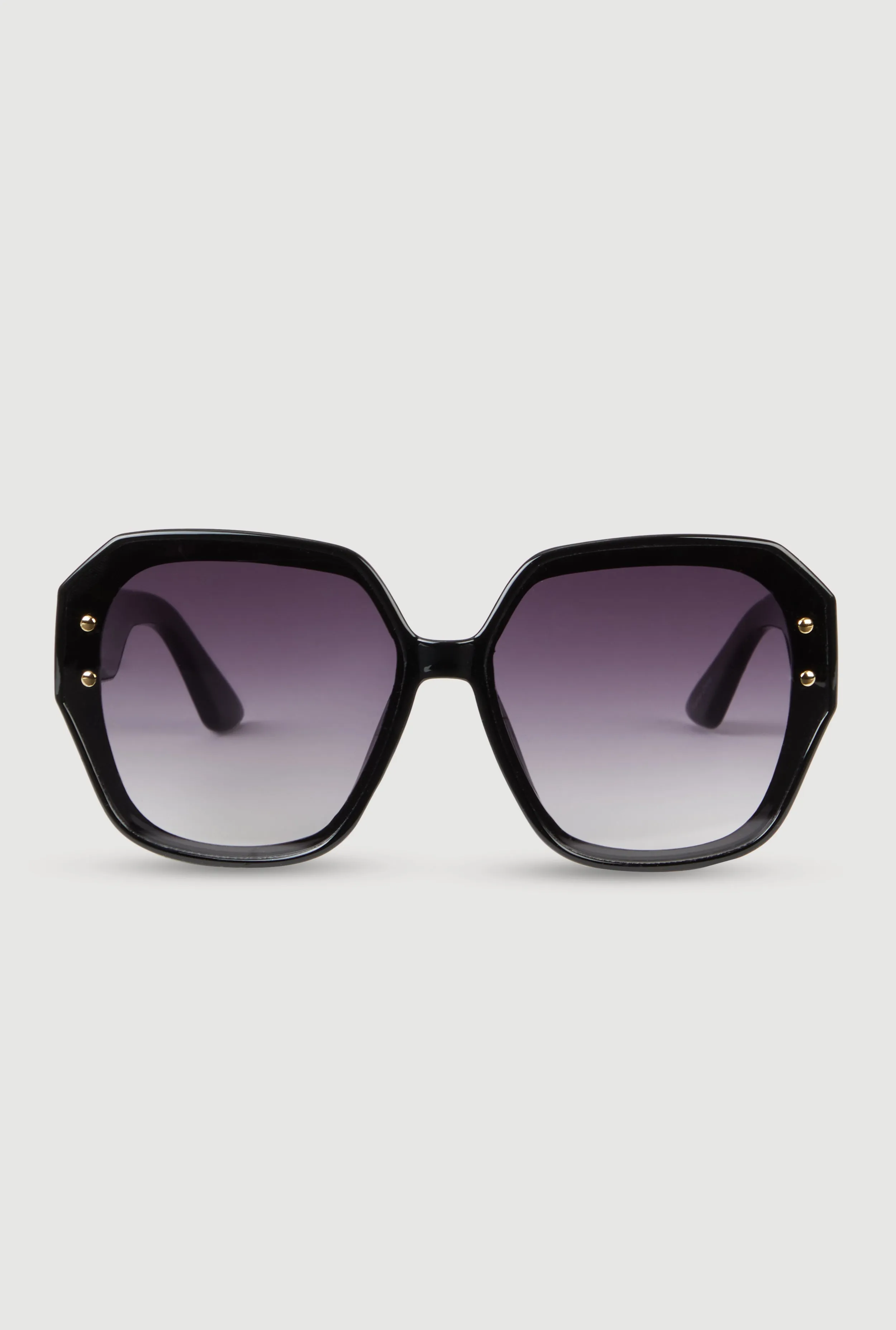 Studded Ombre Lens Sunglasses sold by Rainbow