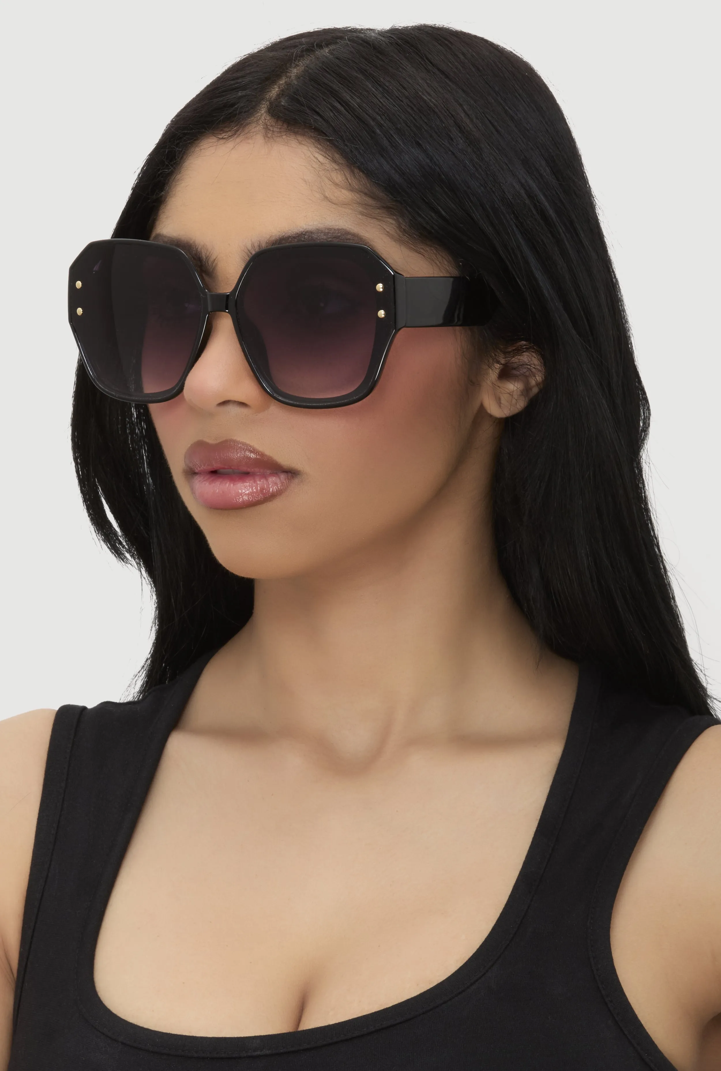 Studded Ombre Lens Sunglasses sold by Rainbow product image thumbnail 2