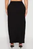 Plus Size Textured Knit High Waist Maxi Skirt sold by Rainbow