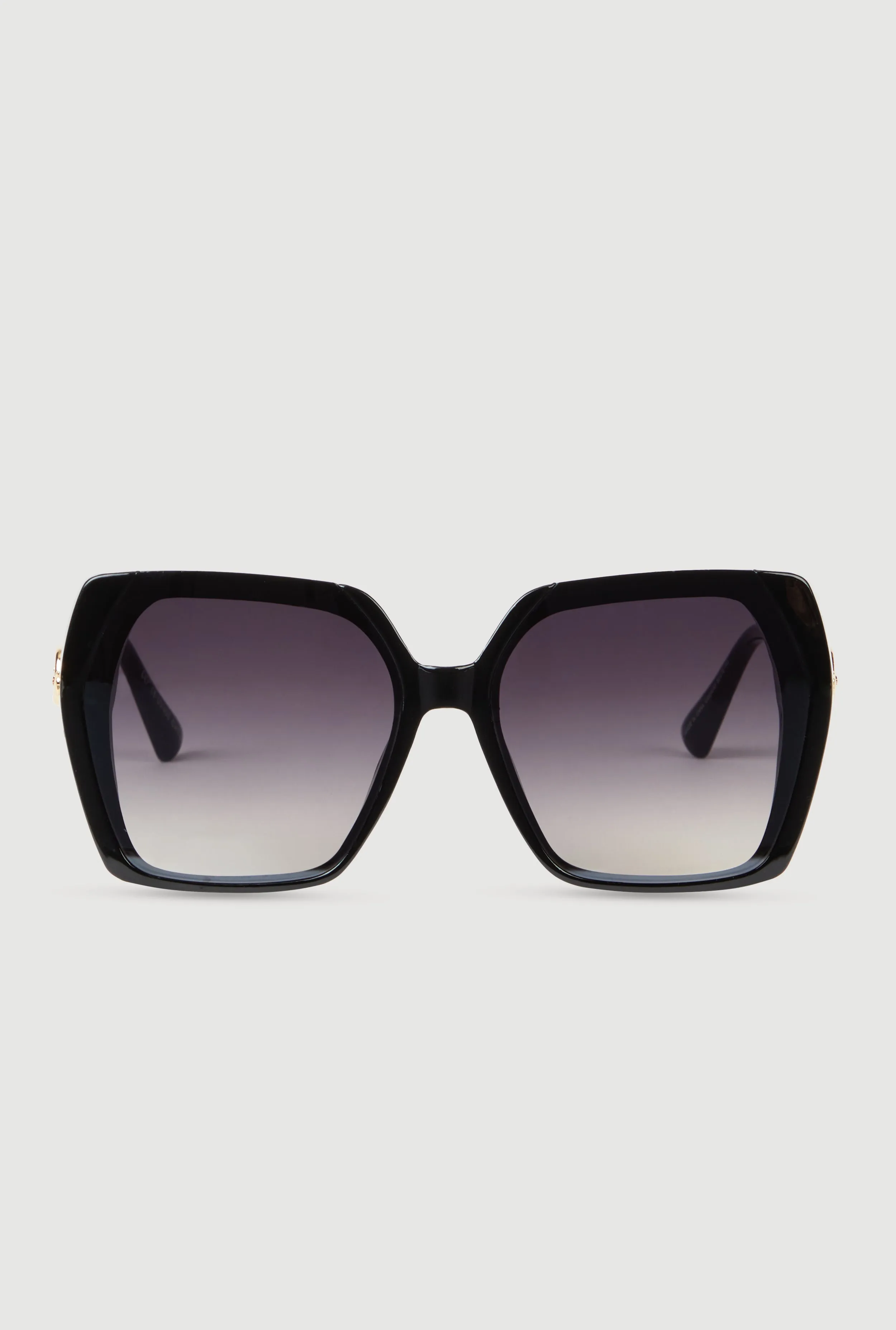 Oversized Color Blocked Ombre Lens Sunglasses sold by Rainbow