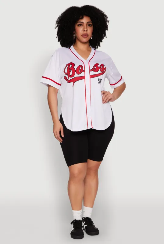 Plus Size Boss 94 Baseball Jersey sold by Rainbow