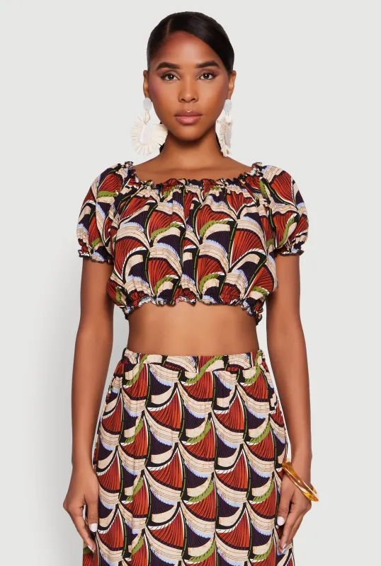 Spoon Jeans Lettuce Edge Crop Top sold by Rainbow