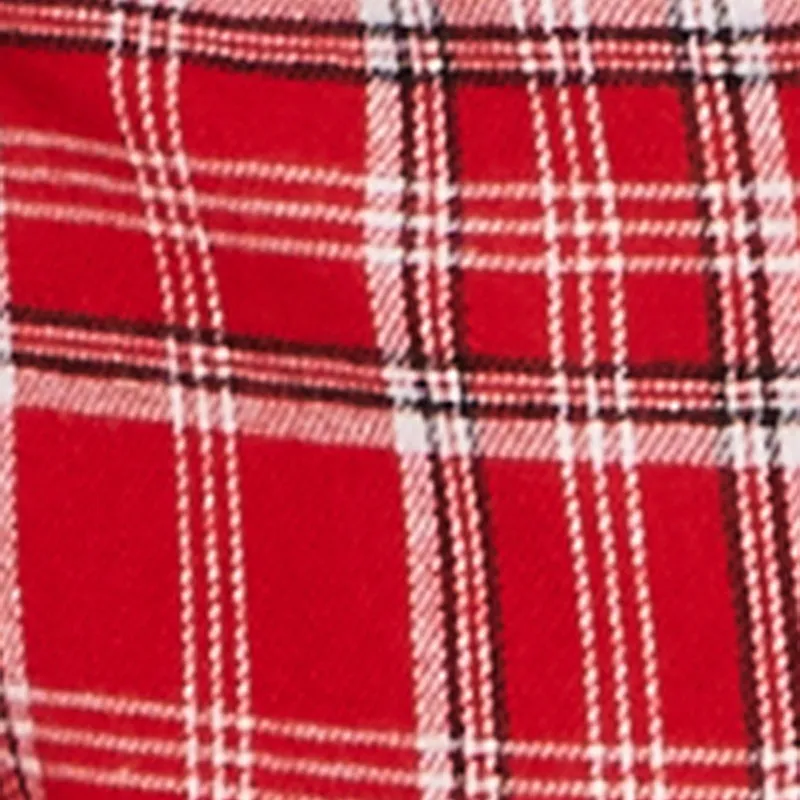 Plaid Brushed Knit Wide Leg Dress Pants sold by Rainbow product image thumbnail 4