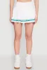 Varsity Stripe High Waisted Pleated Skirt sold by Rainbow
