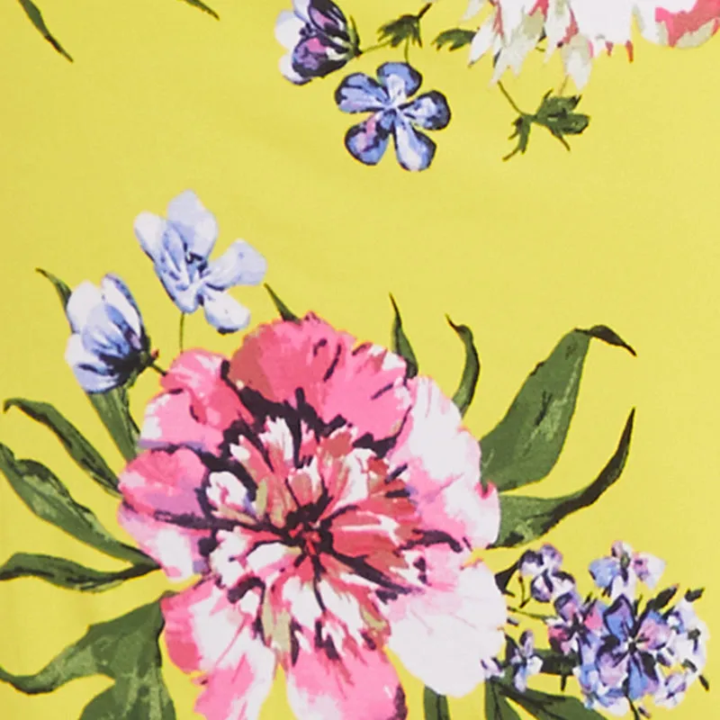 Plus Size Floral Side Slit Midi Dress sold by Rainbow product image thumbnail 4