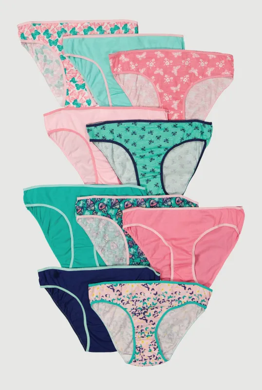 Girls Butterfly Print Panties 10 Pack sold by Rainbow