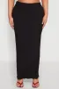 Plus Size Textured Knit Maxi Skirt sold by Rainbow