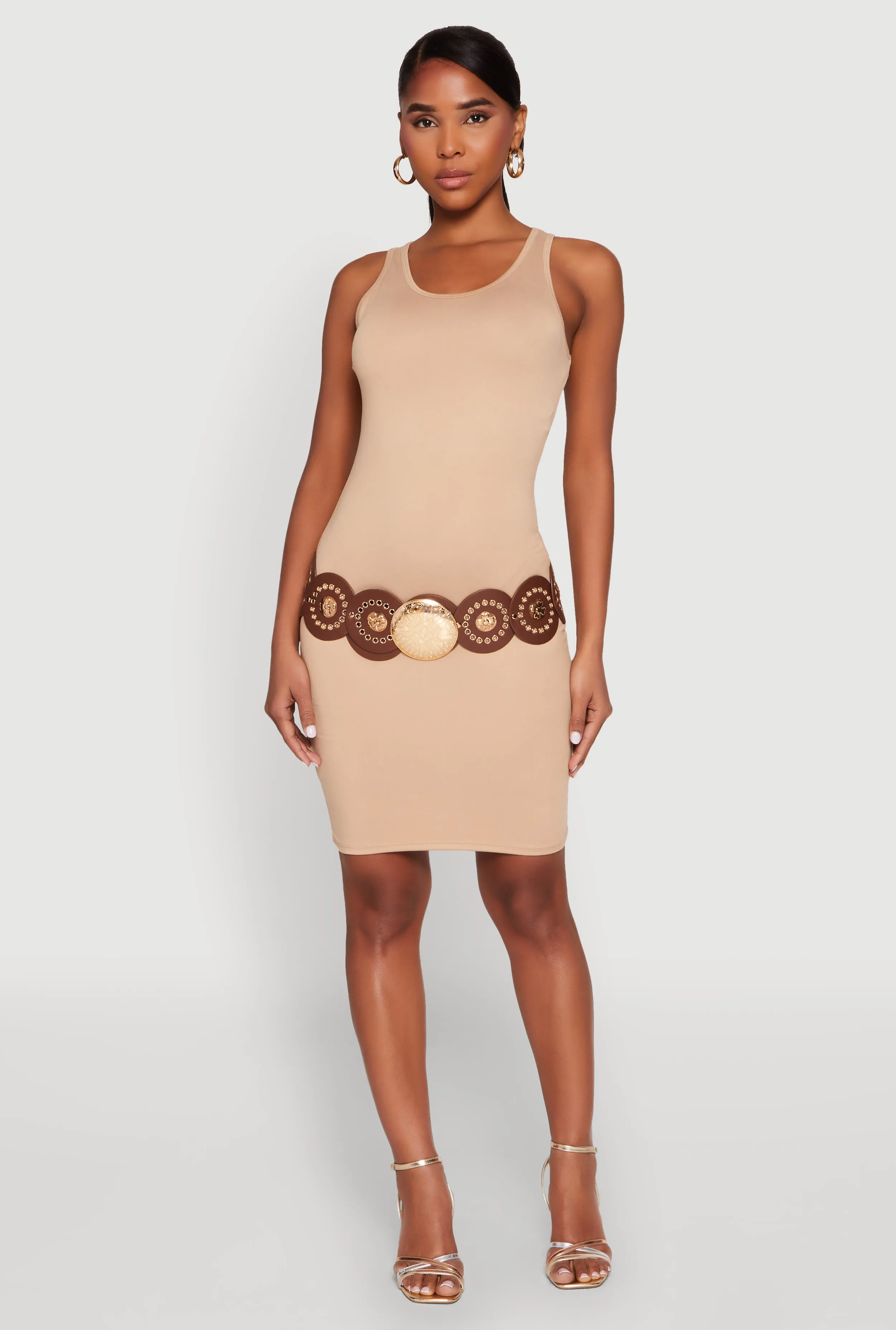 Scoop Neck Tank Dress sold by Rainbow