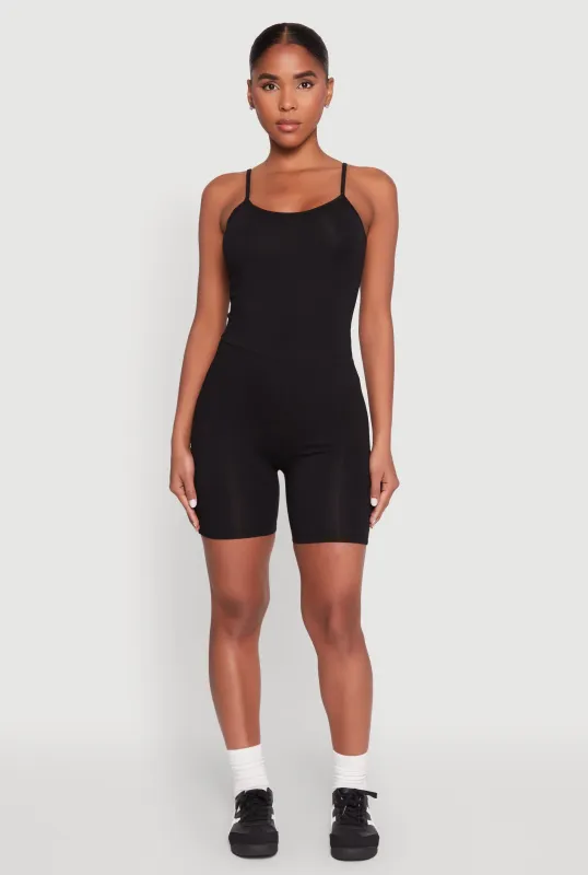 Cami Biker Romper sold by Rainbow