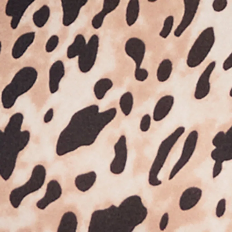 Plus Size Leopard Print Cami Romper sold by Rainbow product image thumbnail 4