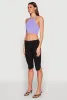 Daisy High Neck Cropped Tank Top sold by Rainbow