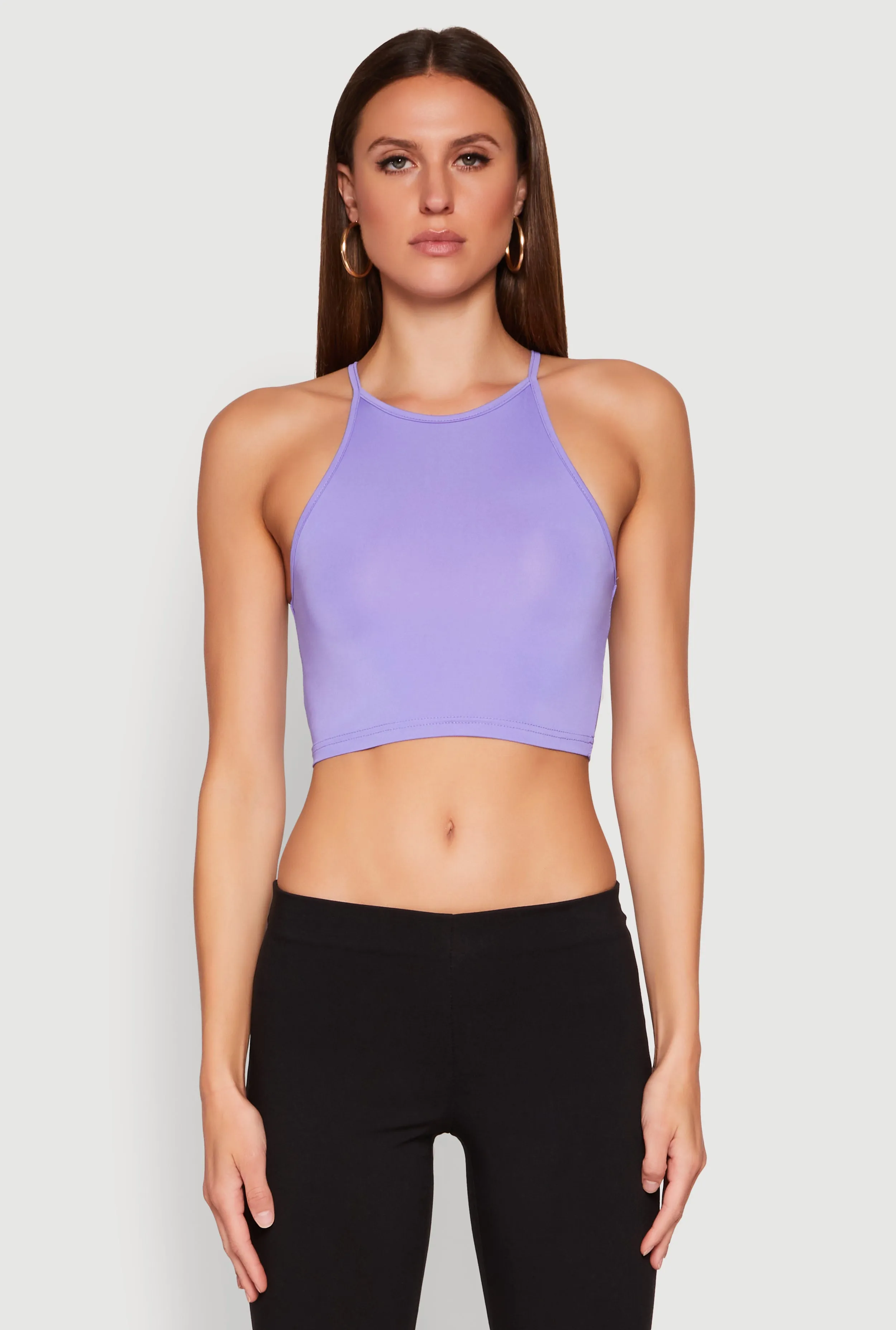 Daisy High Neck Cropped Tank Top sold by Rainbow product image thumbnail 2
