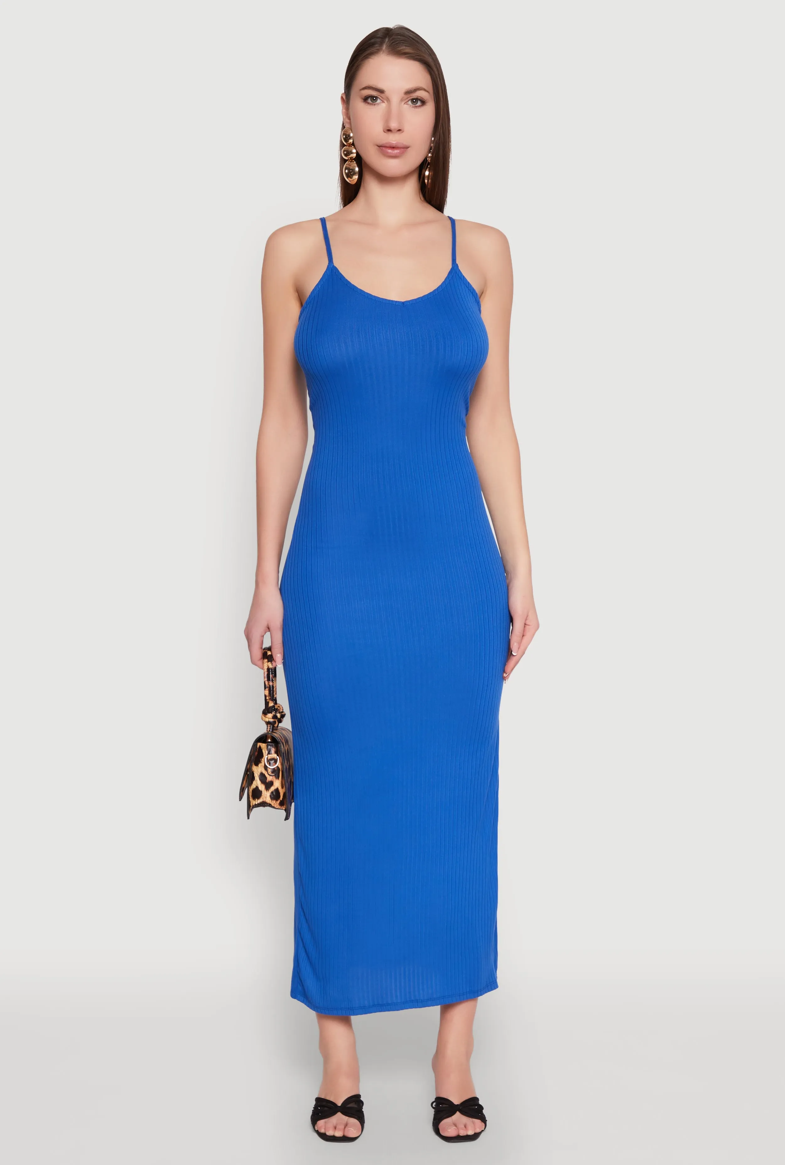 Ribbed Knit Cami Maxi Dress sold by Rainbow product image thumbnail 2