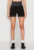 Striped Detail Seamless Biker Shorts sold by Rainbow