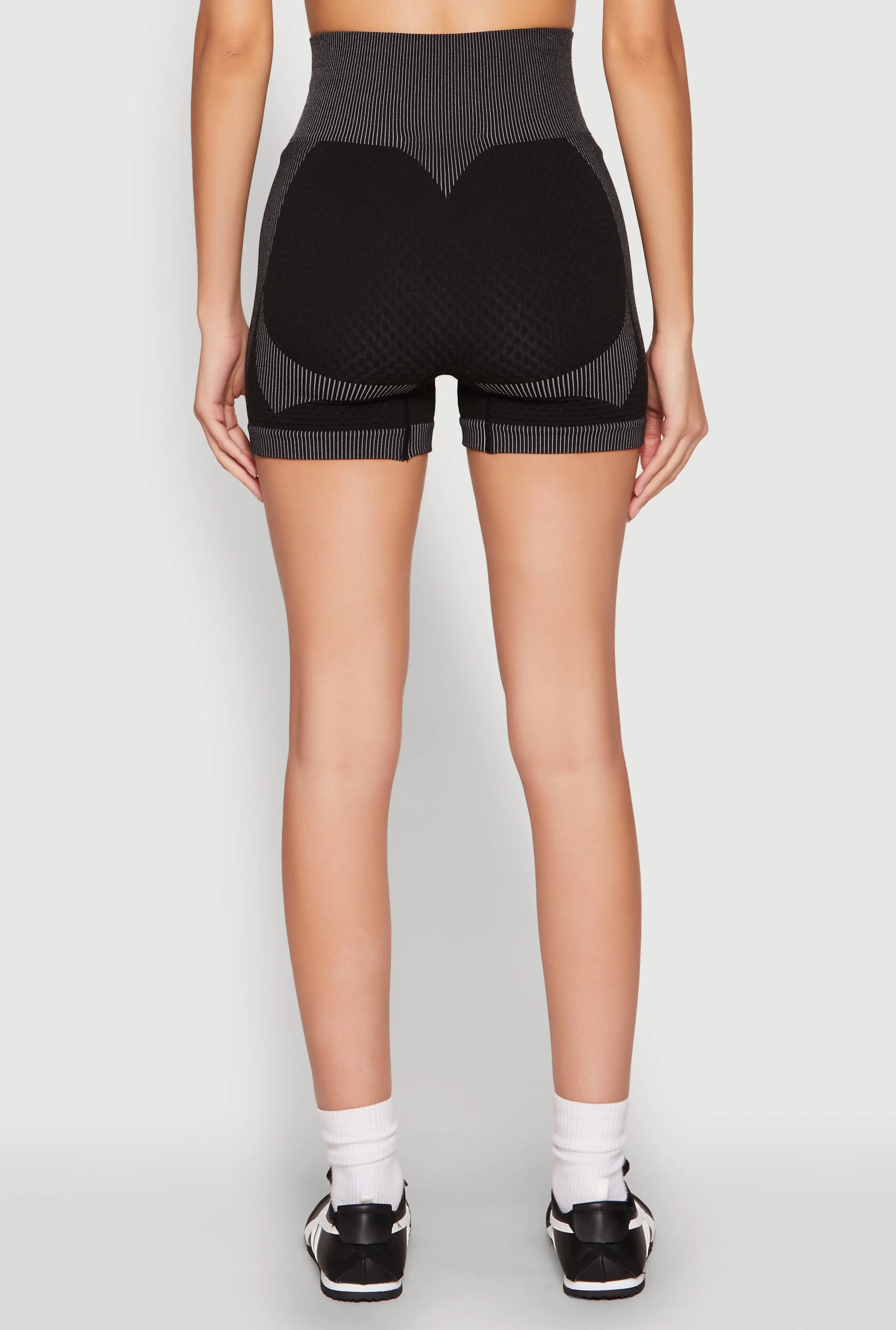 Striped Detail Seamless Biker Shorts sold by Rainbow product image thumbnail 5