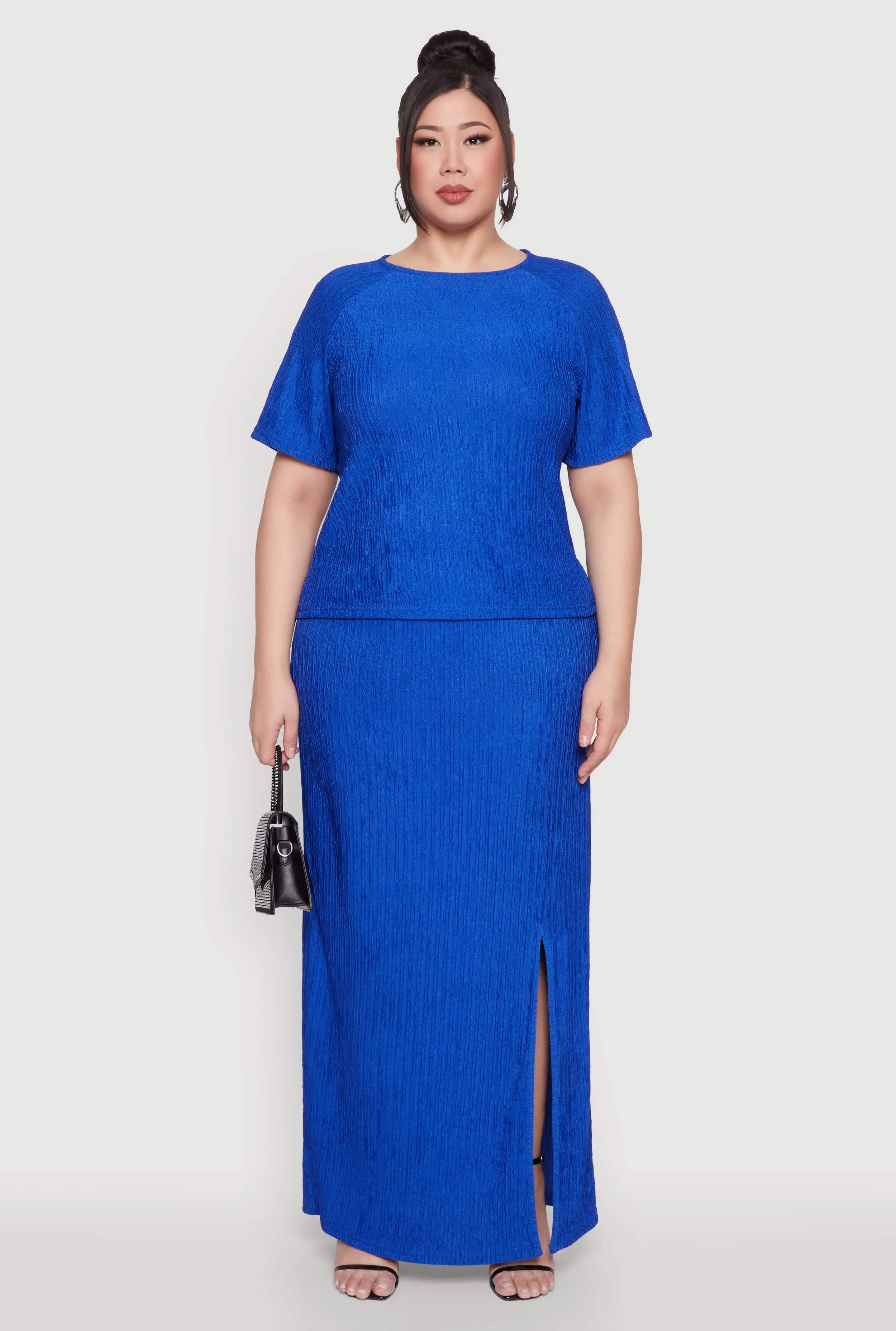 Plus Size Textured Knit Tee sold by Rainbow product image thumbnail 2