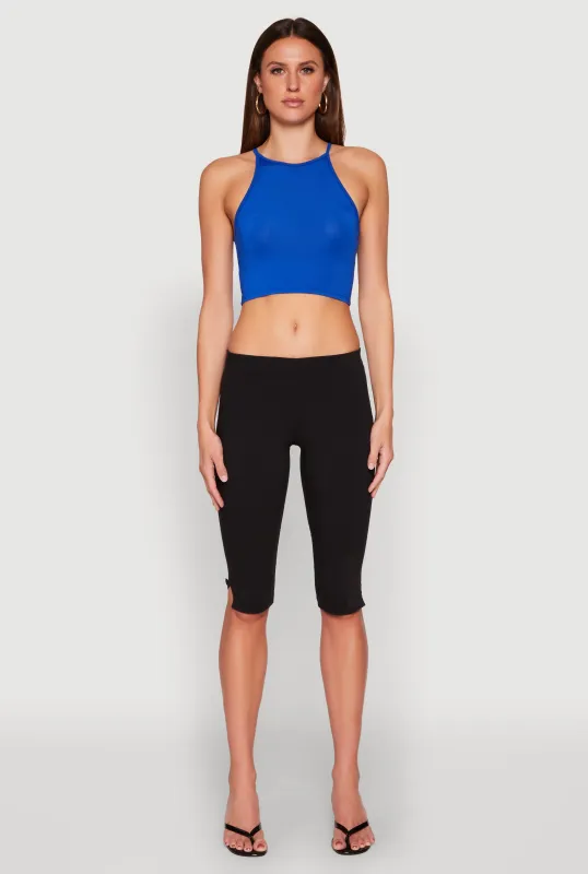 Daisy High Neck Cropped Tank Top sold by Rainbow