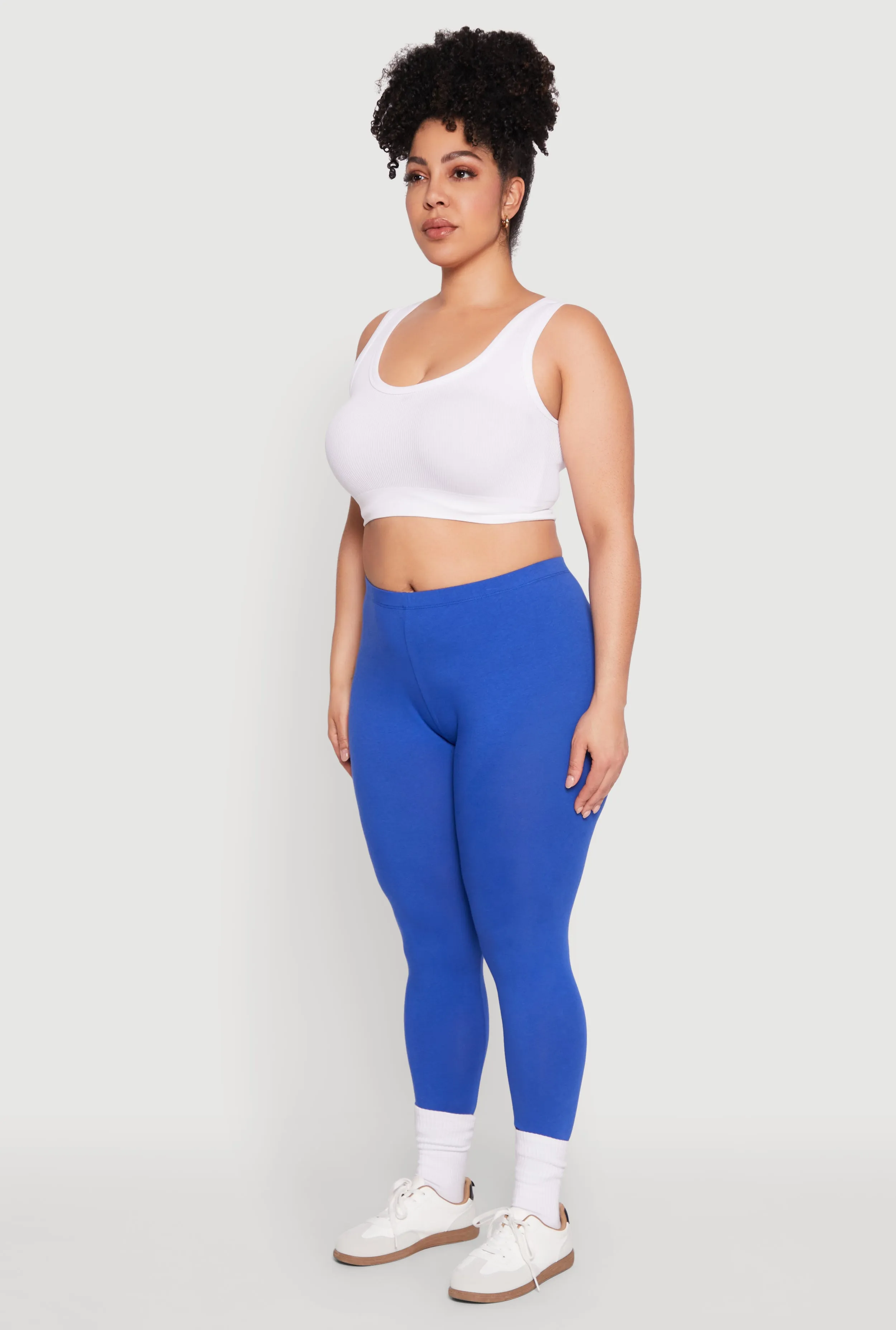 Plus Size High Waisted Leggings sold by Rainbow product image thumbnail 3