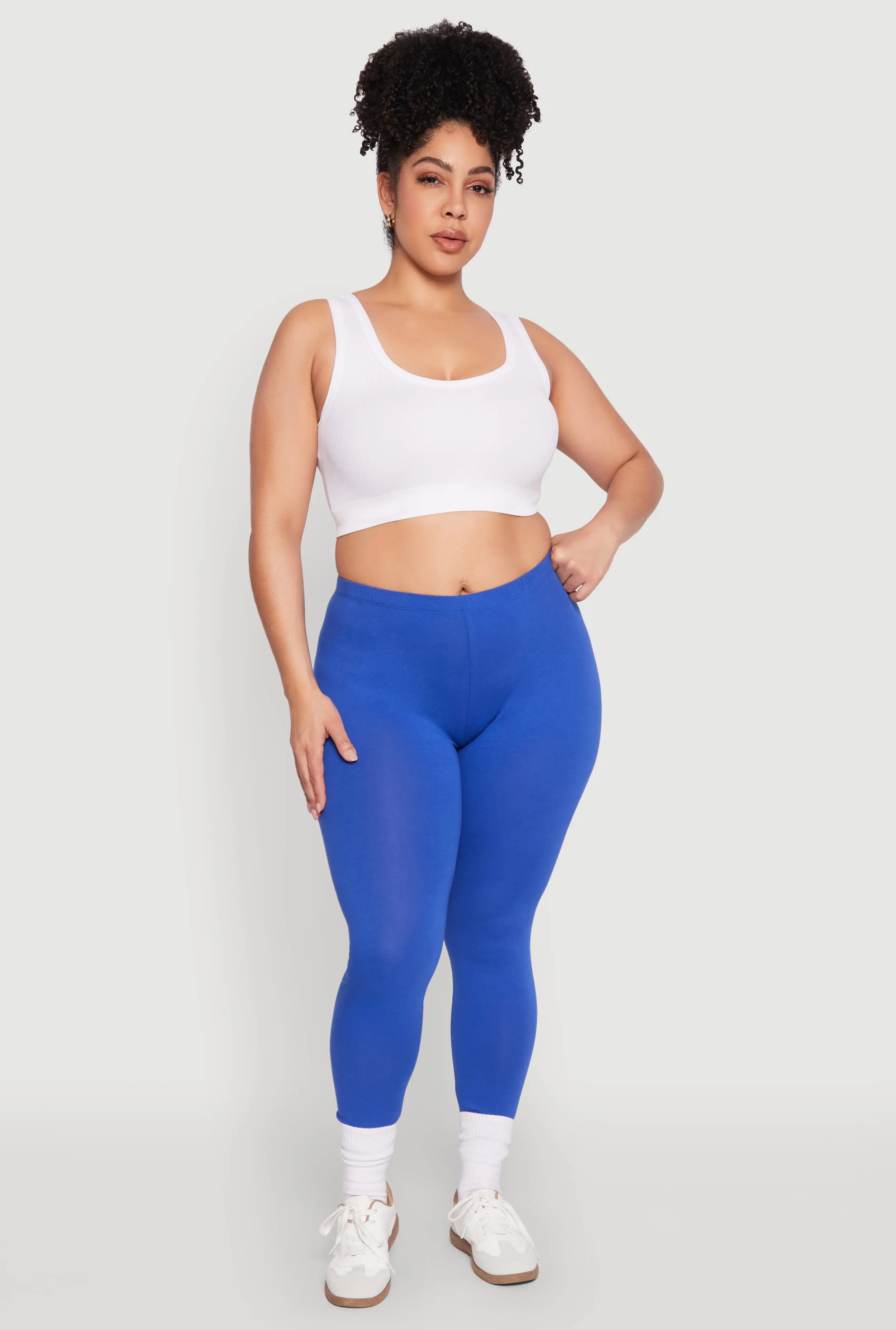 Plus Size High Waisted Leggings sold by Rainbow