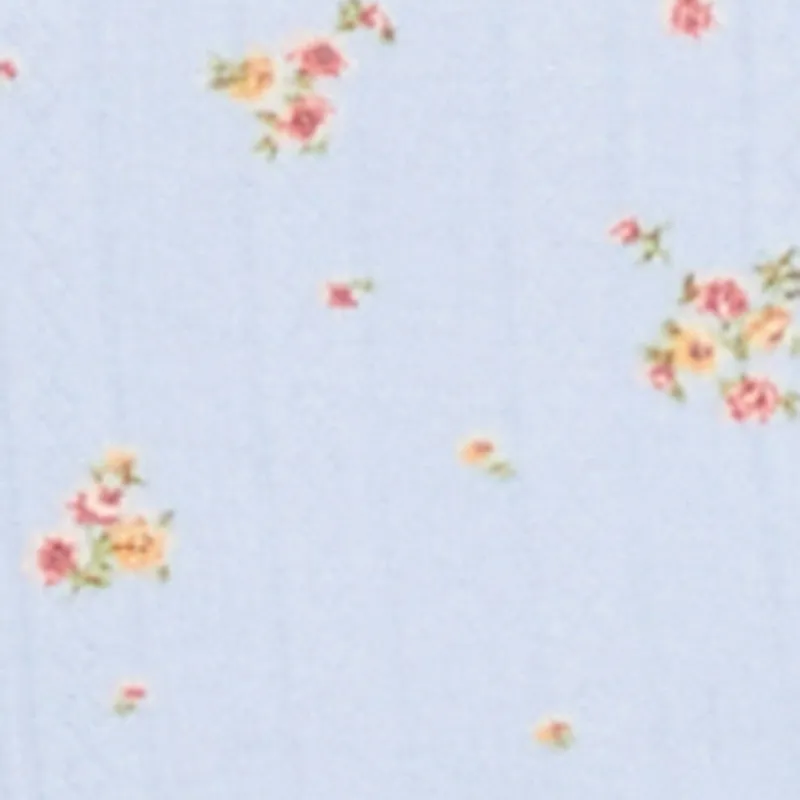 Ribbed Knit Lace Trim Ditsy Print Cami sold by Rainbow product image thumbnail 4