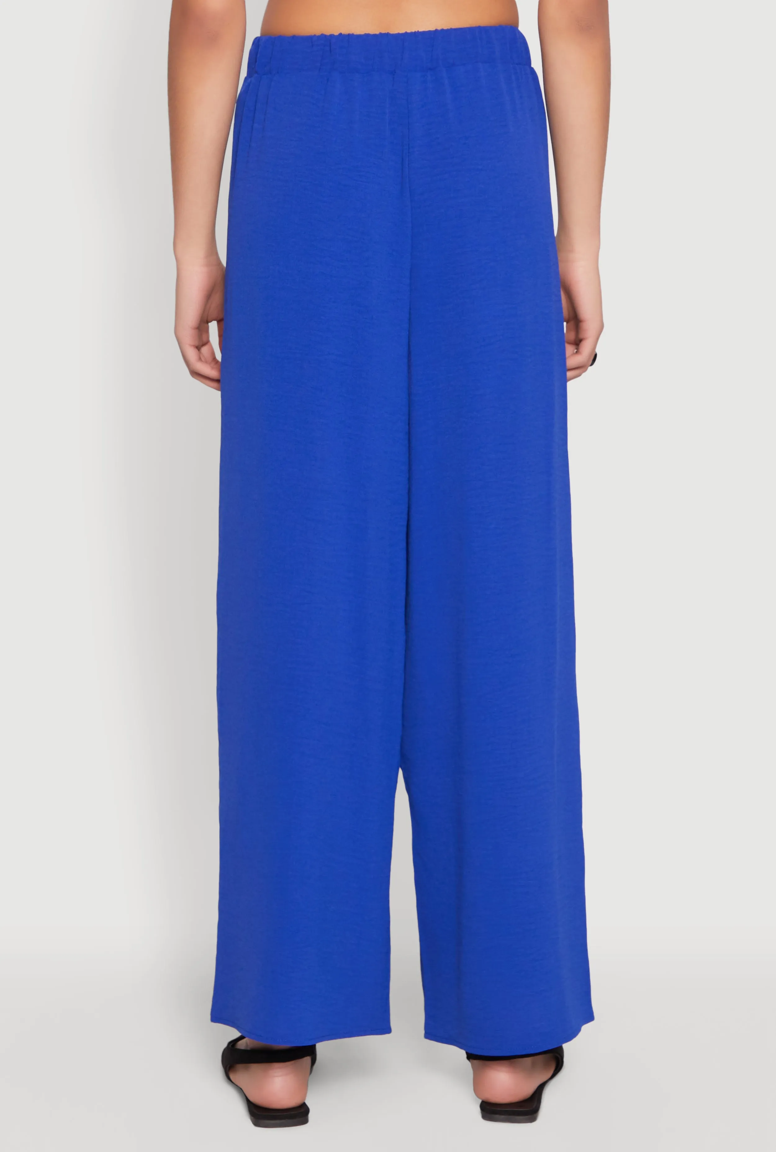 Crepe Knit Drawstring Wide Leg Pants sold by Rainbow product image thumbnail 5