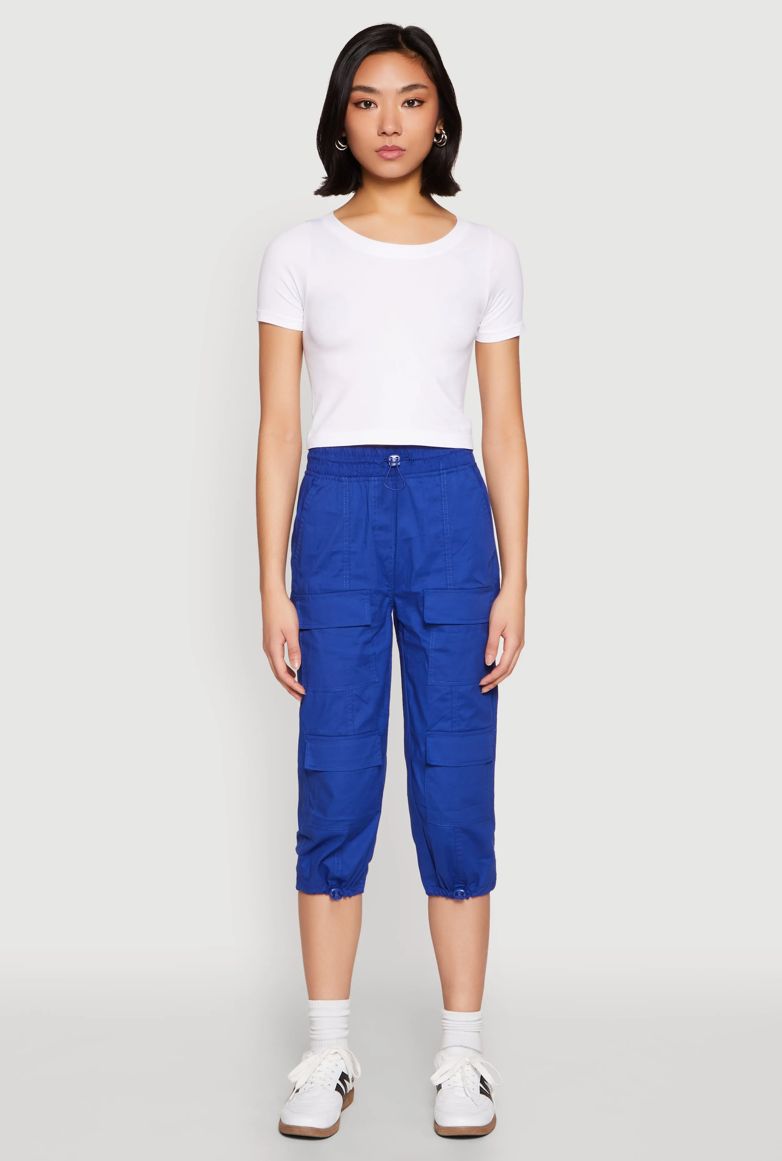 Toggle Drawstring Hem Cargo Capris sold by Rainbow product image thumbnail 2