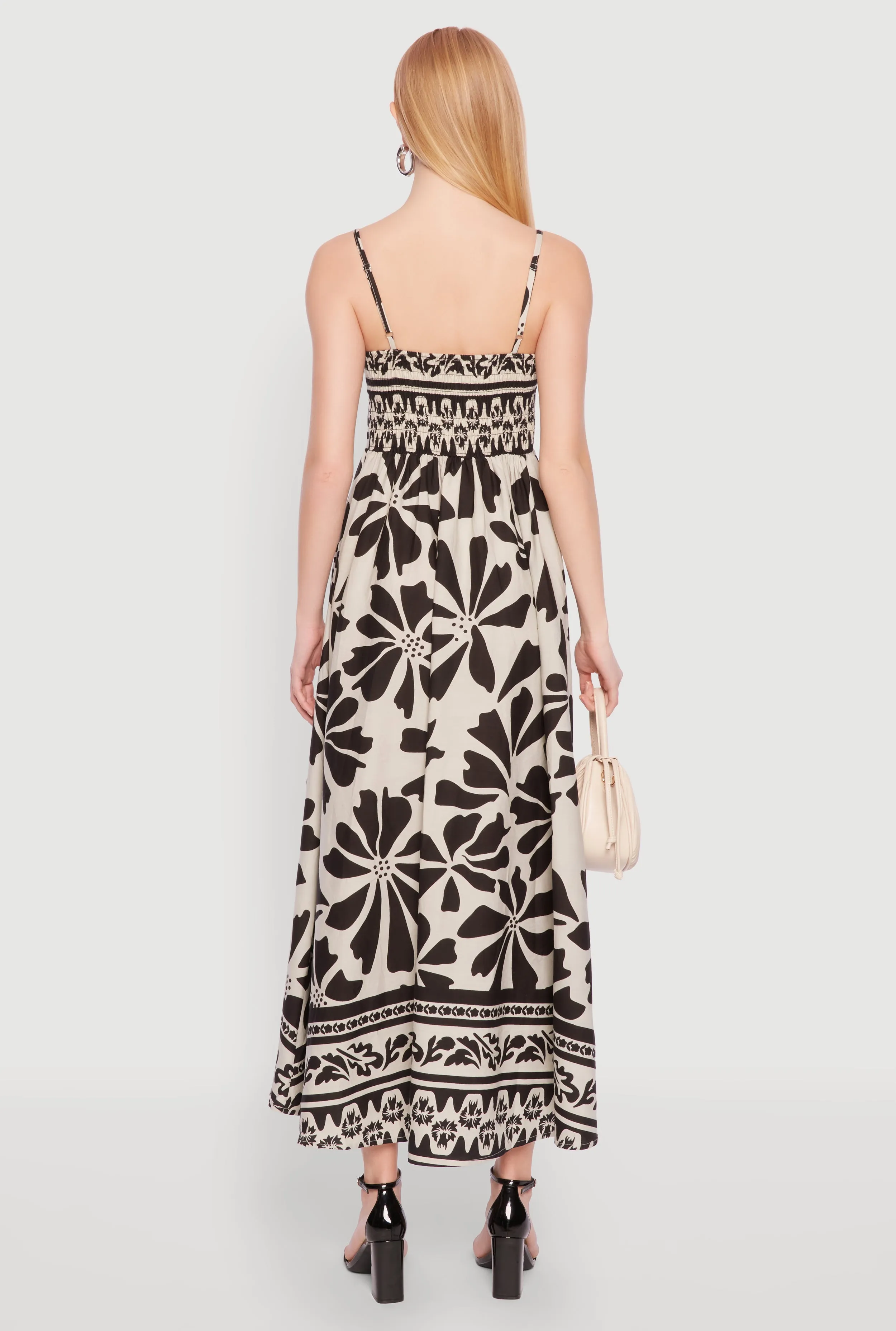 Spoon Jeans Poplin Floral Print Maxi Dress sold by Rainbow product image thumbnail 5