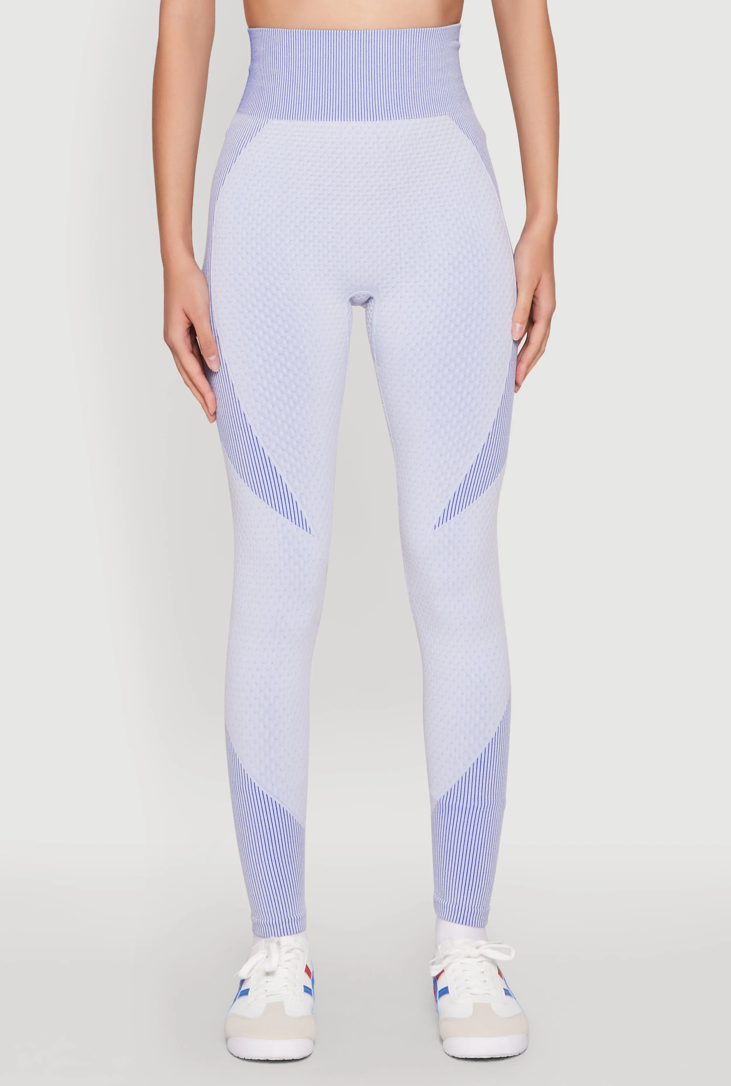 Striped Detail Two Tone Leggings sold by Rainbow product image thumbnail 3