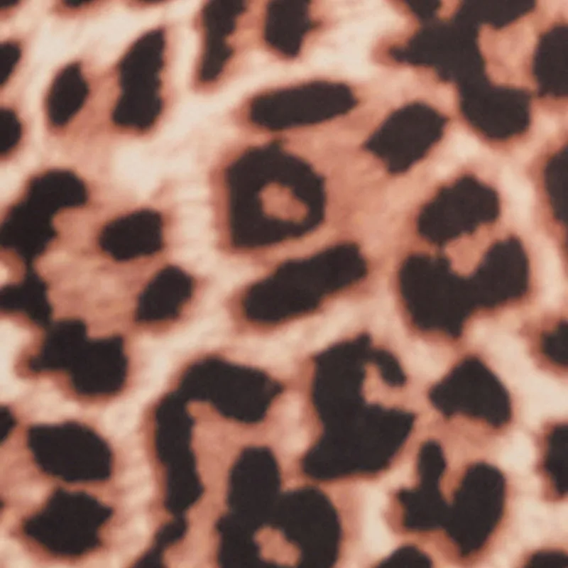 Plus Size Leopard Print Scoop Neck Cami Romper sold by Rainbow product image thumbnail 4