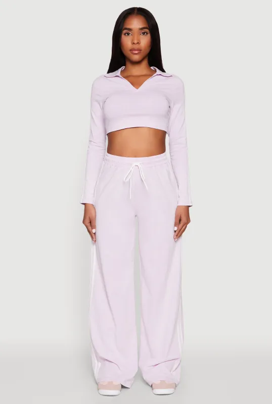 Mineral Wash Varsity Stripe Sweatpants sold by Rainbow