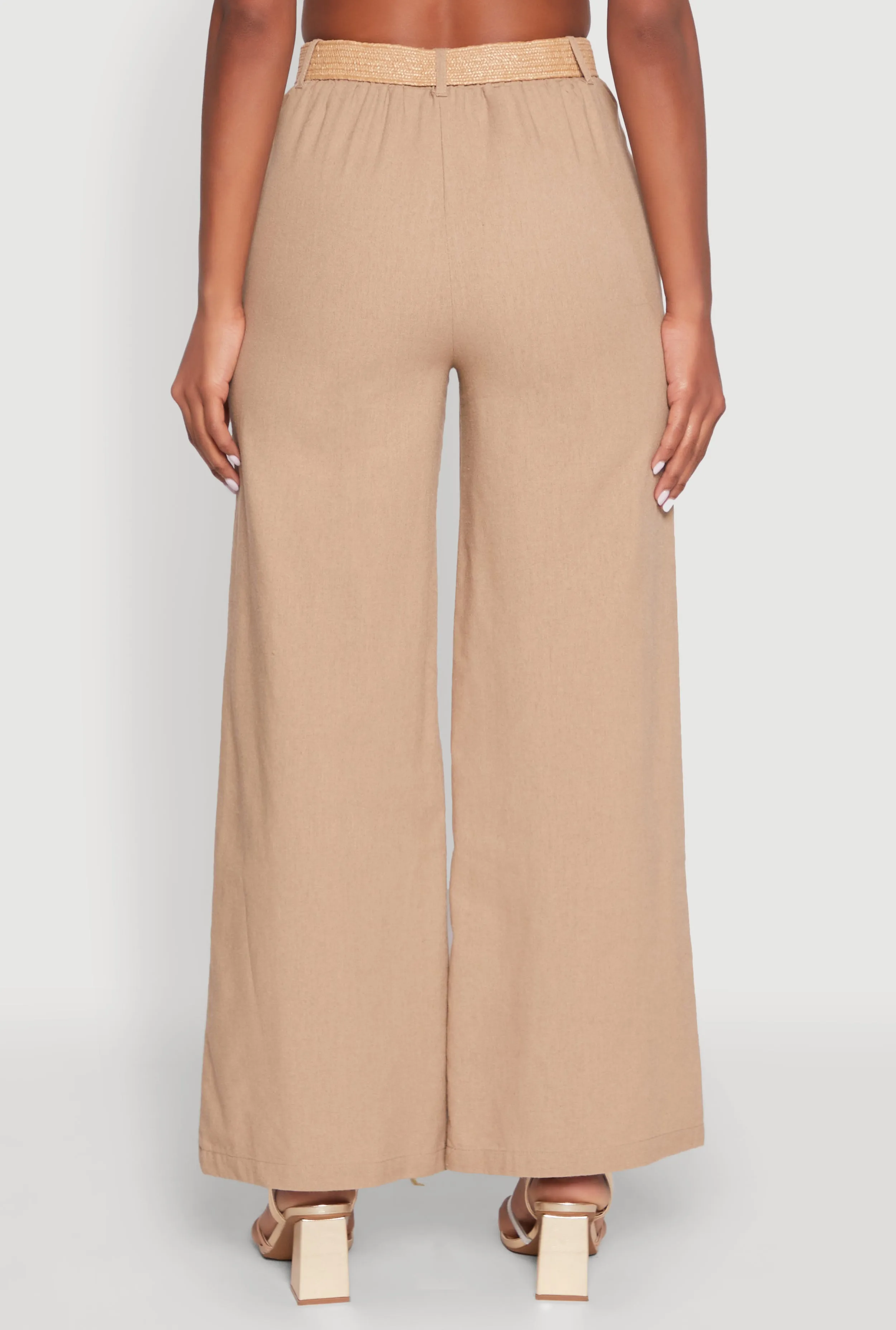 O Ring Belted Wide Leg Pants sold by Rainbow product image thumbnail 5