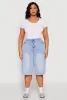 Plus Size WAX High Waisted Bermuda Shorts sold by Rainbow
