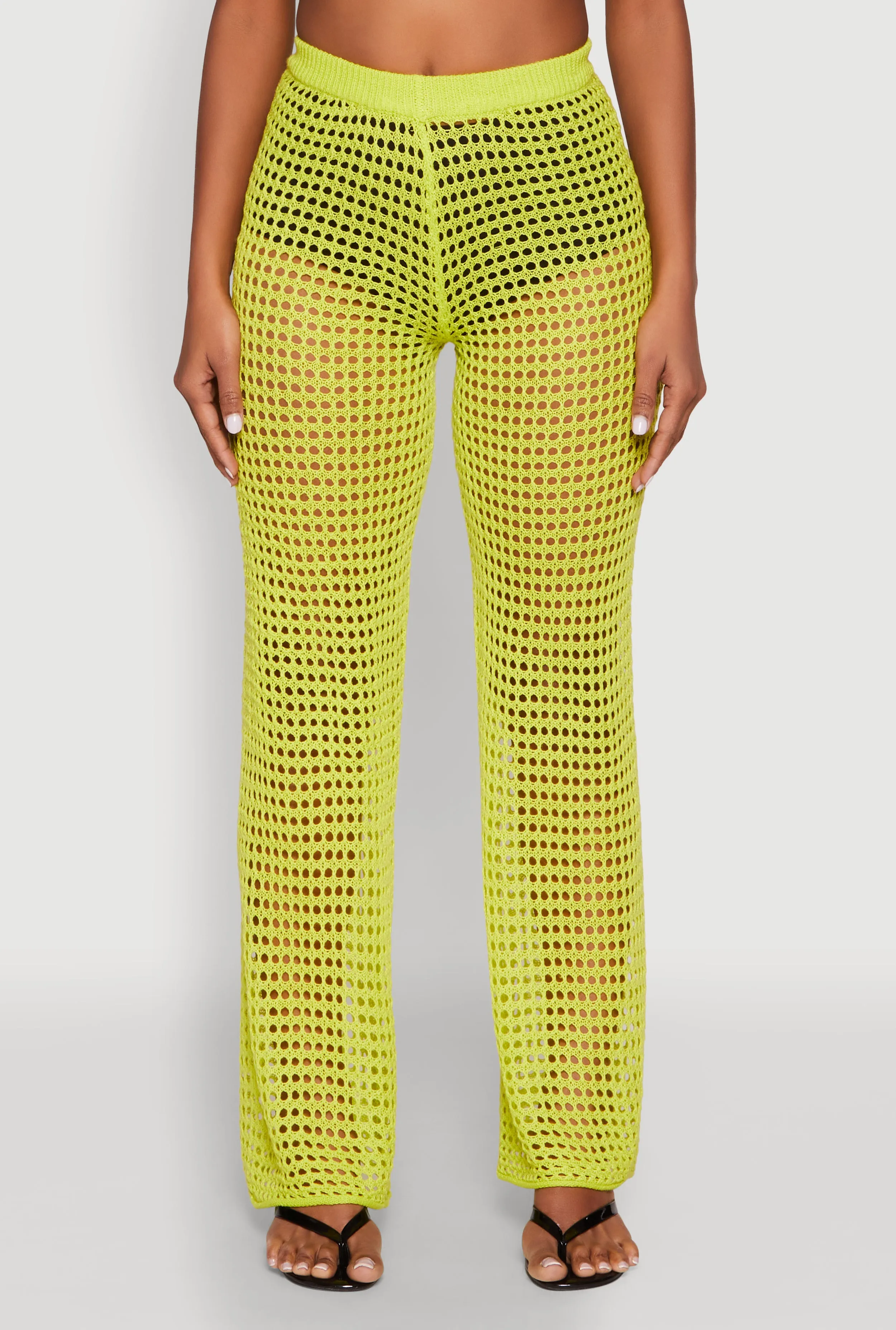 Crochet Straight Leg Pants sold by Rainbow product image thumbnail 3