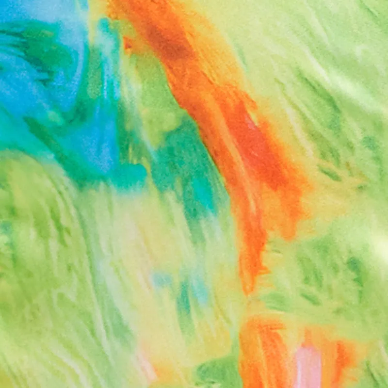 Tie Dye Satin Keyhole Halter Maxi Dress sold by Rainbow product image thumbnail 4
