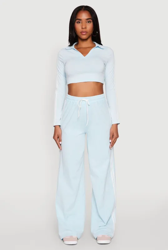 Mineral Wash Varsity Stripe Sweatpants sold by Rainbow