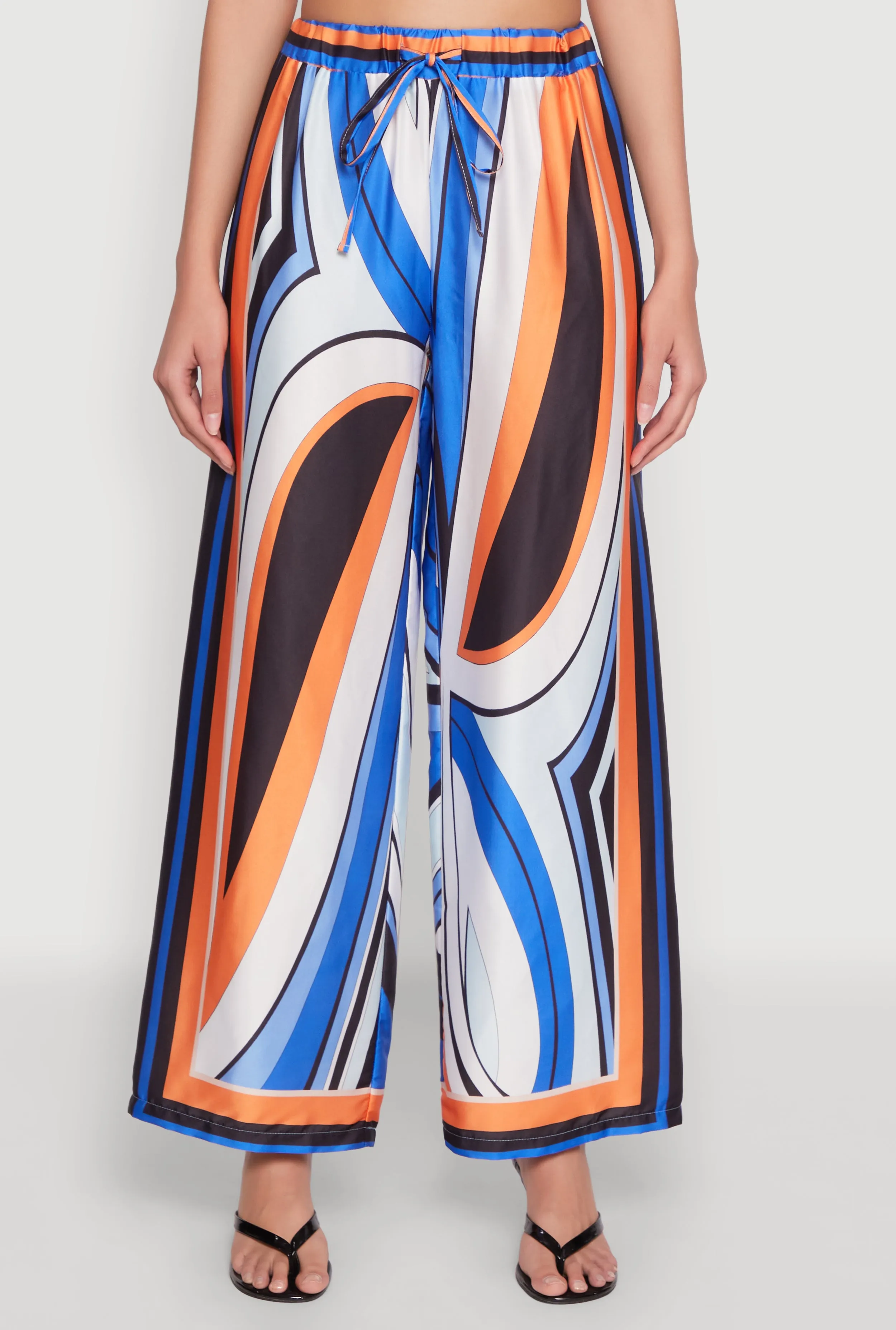 Printed Wide Leg Satin Pants sold by Rainbow product image thumbnail 3