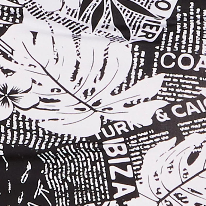 Plus Size Side Cut Out Tropical Destination Print Dress sold by Rainbow product image thumbnail 4