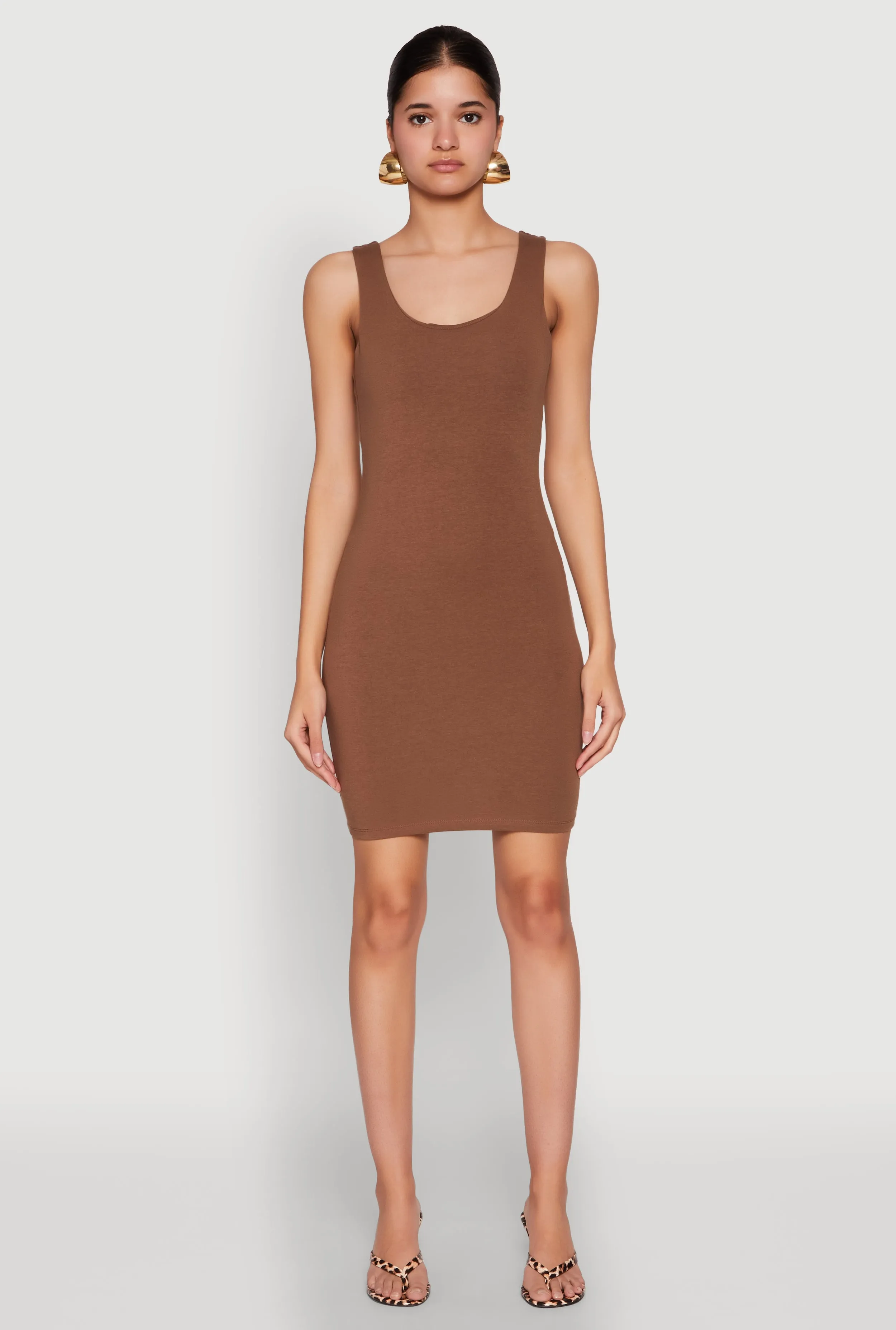 Scoop Neck Mini Tank Dress sold by Rainbow product image thumbnail 2