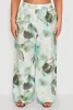 Plus Size Water Color Graphic Palazzo Pants sold by Rainbow