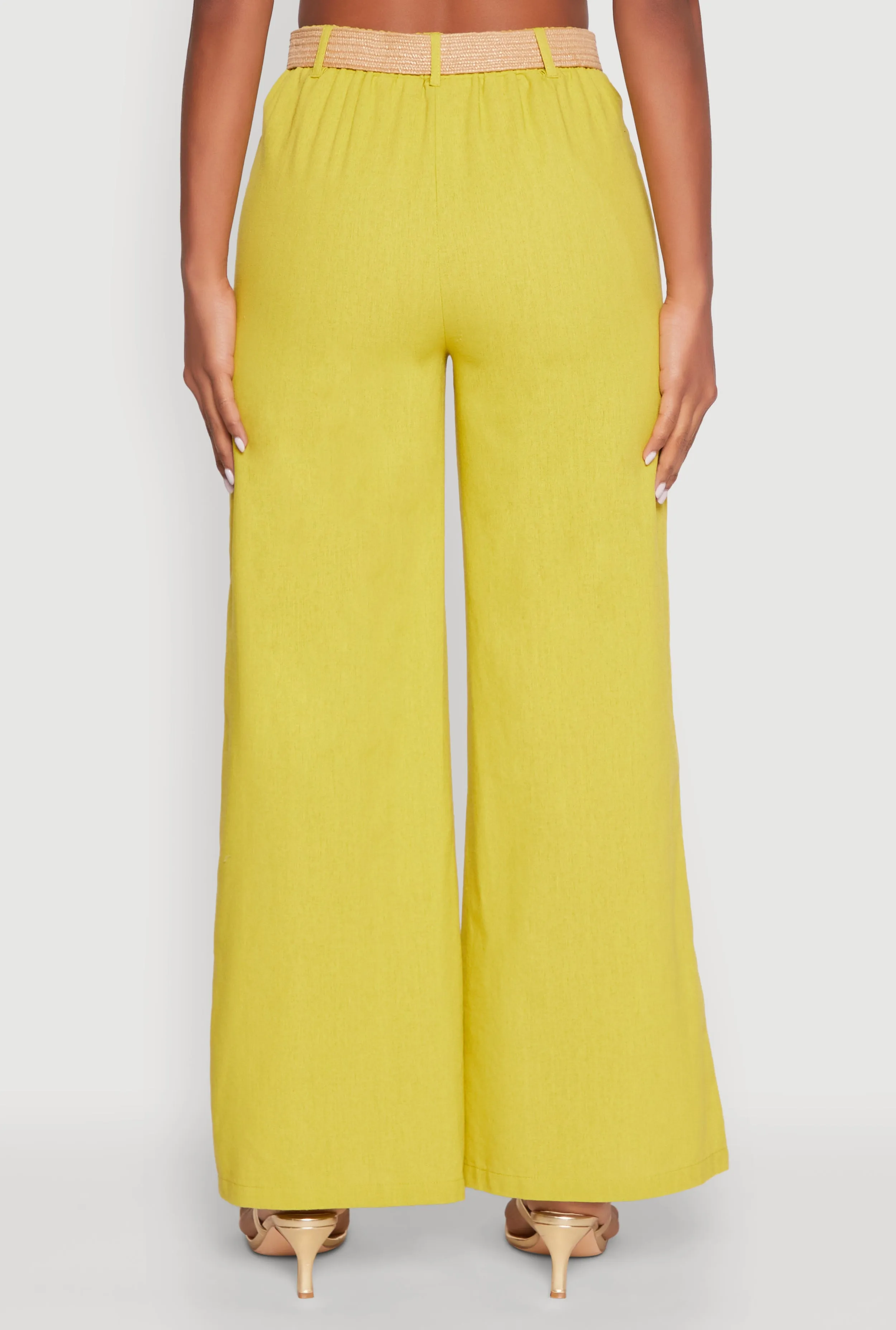 O Ring Belted Wide Leg Pants sold by Rainbow product image thumbnail 5