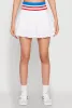 Varsity Stripe Waistband Tennis Skirt sold by Rainbow