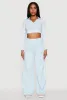 Mineral Wash Varsity Stripe Crop Top sold by Rainbow