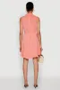 Tie Waist Belted Sleeveless Shirt Dress sold by Rainbow