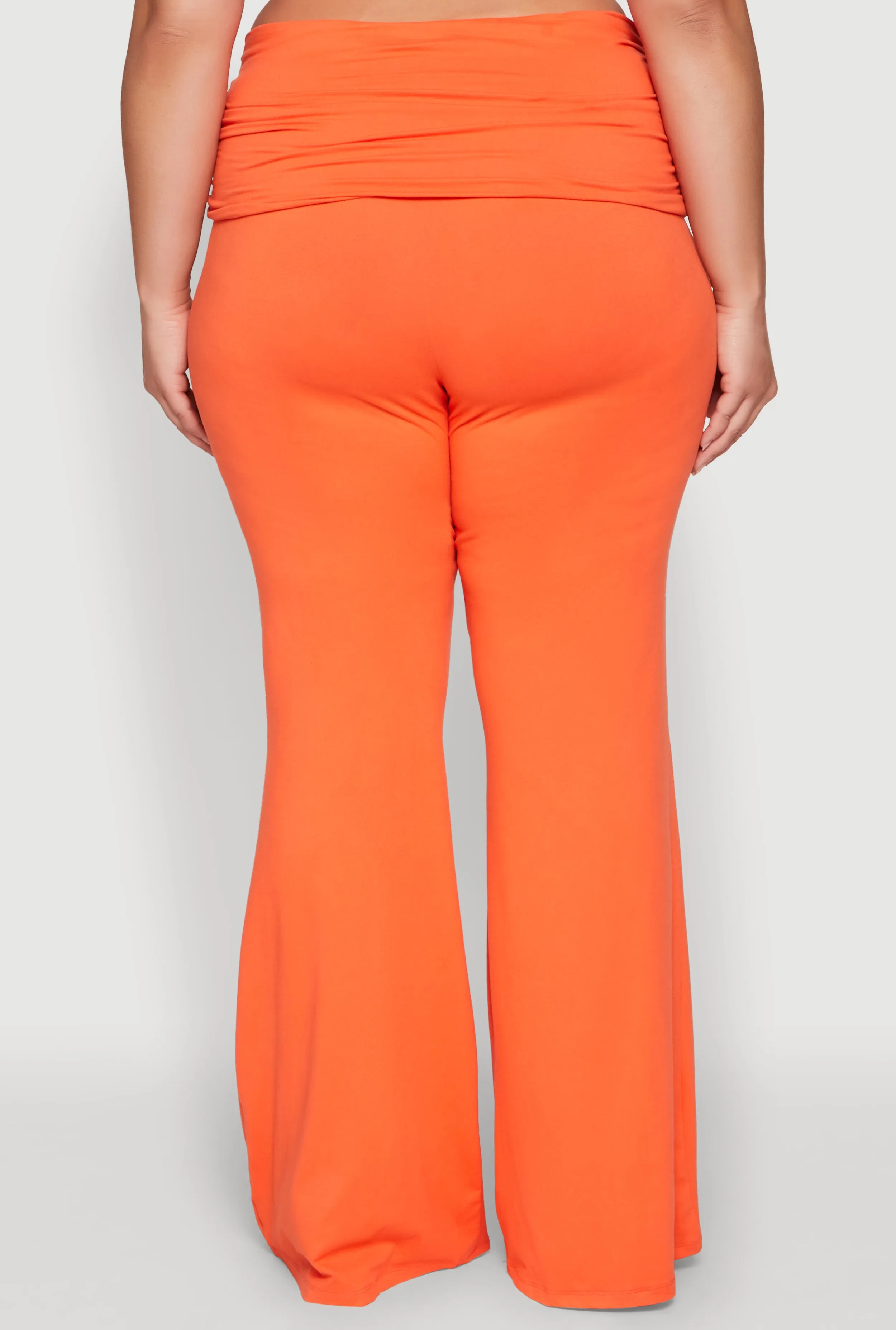 Plus Size High Waisted Fold Over Pants sold by Rainbow product image thumbnail 5