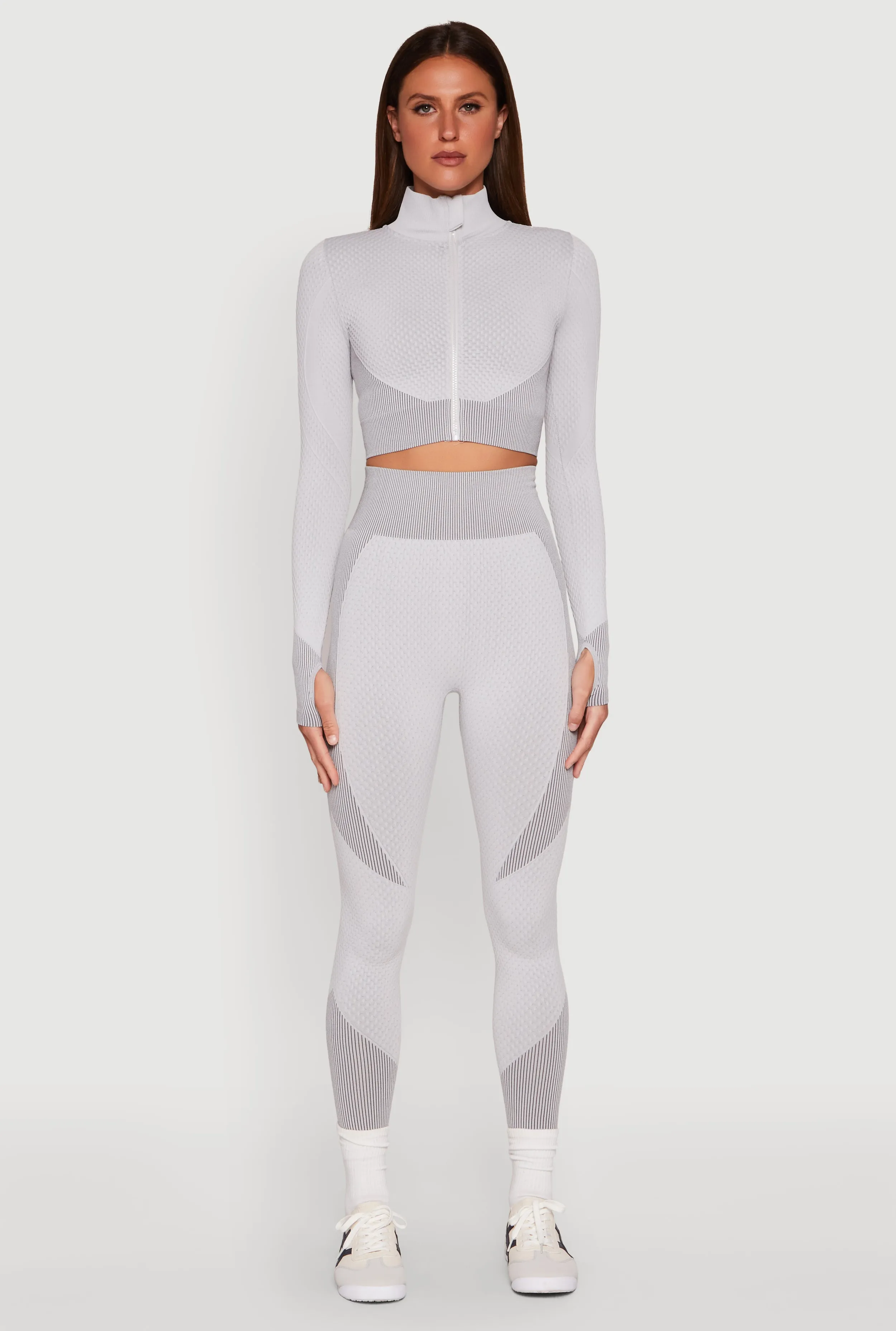 Striped Detail Two Tone Track Jacket sold by Rainbow product image thumbnail 2