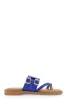 Double Buckle Toe Loop Slide Sandals sold by Rainbow